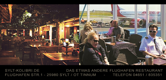 Kolibri - Ihr Restaurant im Flughafen auf Sylt